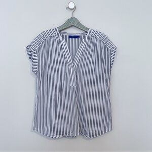 Apt 9 Short Sleeve Striped Blouse